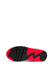 Grau & Rot - Nike Air Max 90 Turnschuhe für Jugendliche - Bild 3 von 8