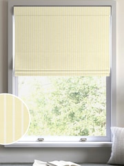Yellow Franklin Made To Measure Roman 100% Cotton Blind - Image 1 of 6