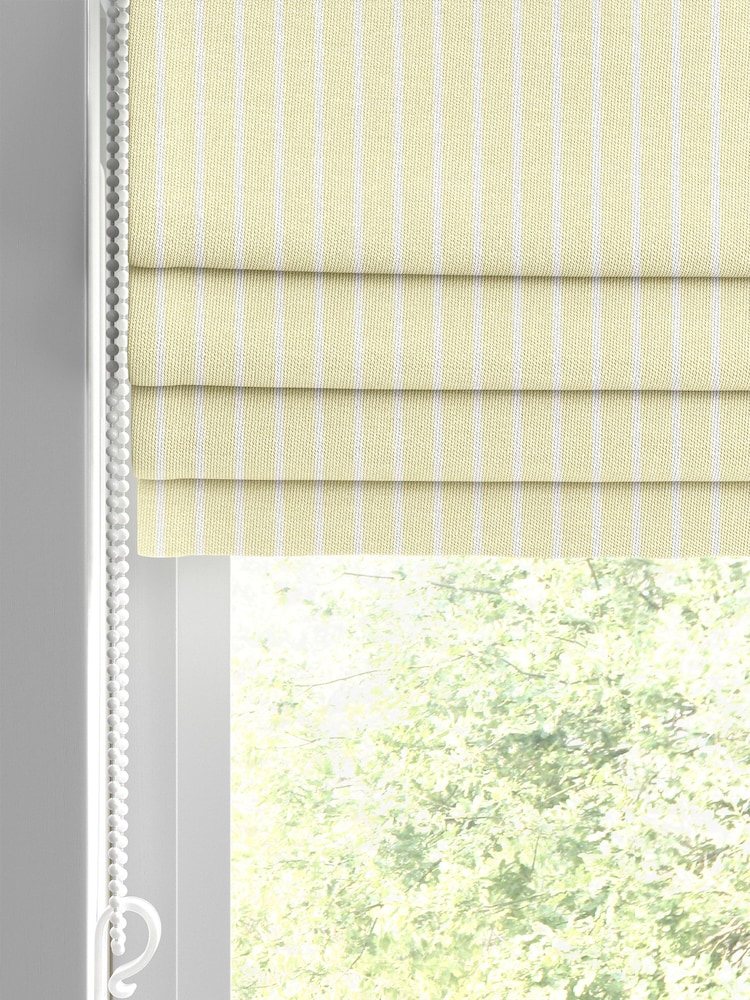 Yellow Franklin Made To Measure Roman 100% Cotton Blind - Image 2 of 6