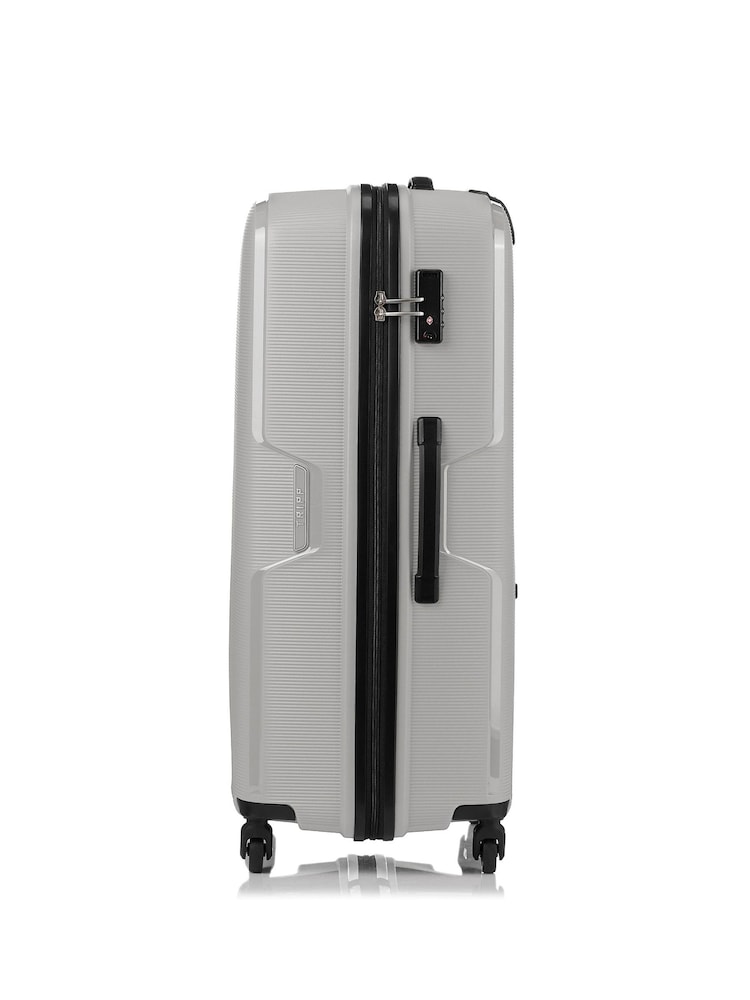 Tripp Dove Grey Large Escape 4 Wheel Suitcase - Image 3 of 4