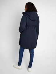 JoJo Maman Bébé Navy Blue 5-in-1 All Seasons Maternity Parka - Image 6 of 10