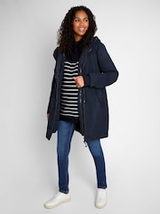 JoJo Maman Bébé Navy Blue 5-in-1 All Seasons Maternity Parka - Image 7 of 10