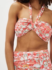 Phase Eight Jasmin Red Floral Bikini Top - Image 3 of 5