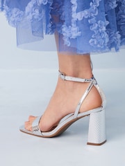 Серебряный - Босоножки на блочном каблуке Forever Comfort® - Image 3 of 8