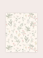 Laura Ashley Coral Pink Crosswell 10M Wallpaper - Image 2 of 4