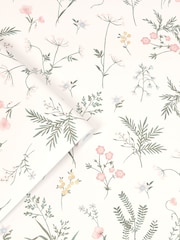 Laura Ashley Coral Pink Crosswell 10M Wallpaper - Image 3 of 4