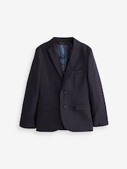 Navy Blue Premium Wool Suit Jacket (4-16yrs) - Image 1 of 5