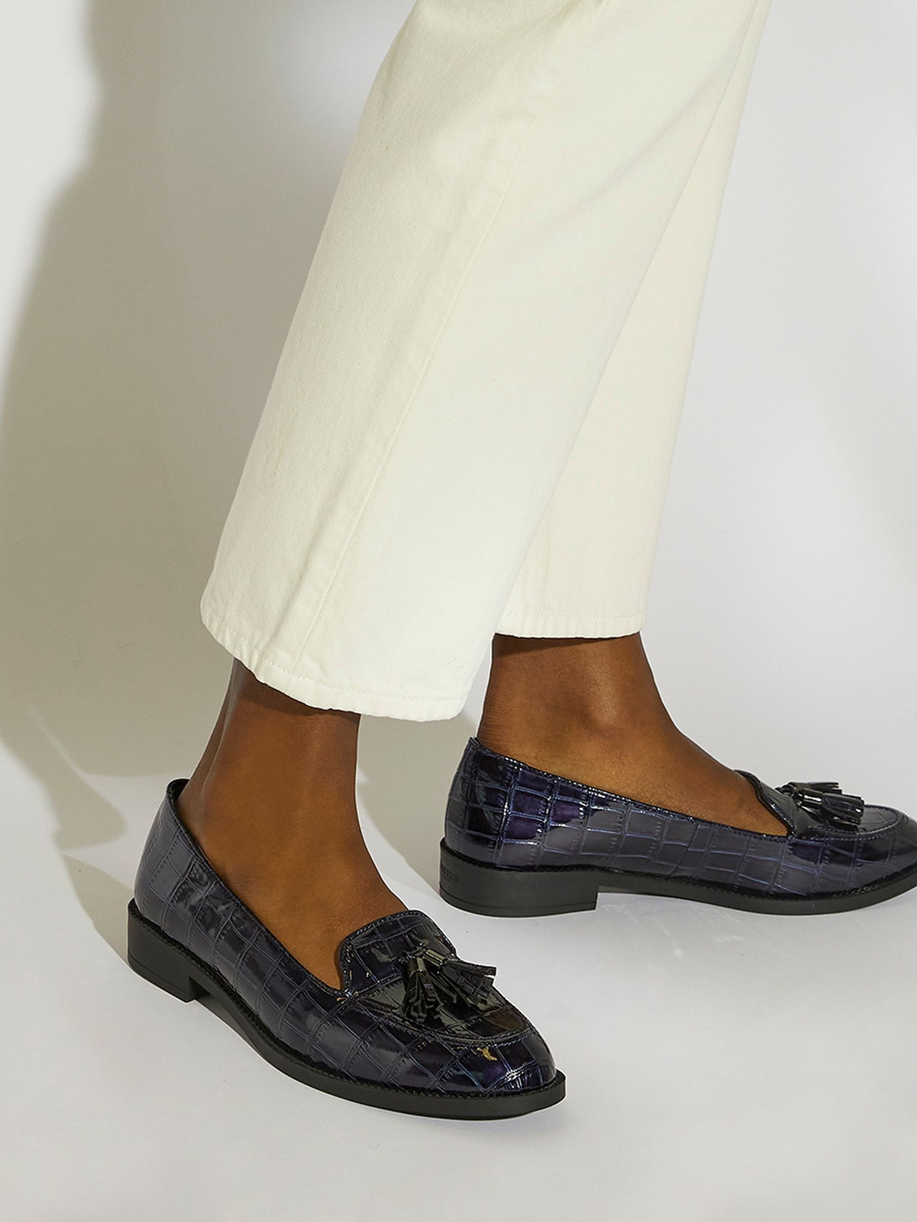 Dune patent loafers outlet