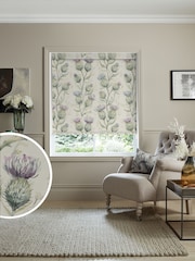 Voyage Glen Purple Blackout Thistle Made to Measure Roller Blind - Image 1 of 6