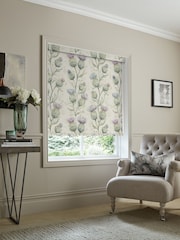 Voyage Glen Purple Blackout Thistle Made to Measure Roller Blind - Image 2 of 6