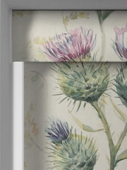 Voyage Glen Purple Blackout Thistle Made to Measure Roller Blind - Image 4 of 6