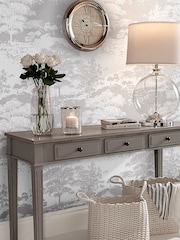 Graham & Brown White Meadow Frost 10M Wallpaper - Image 1 of 3