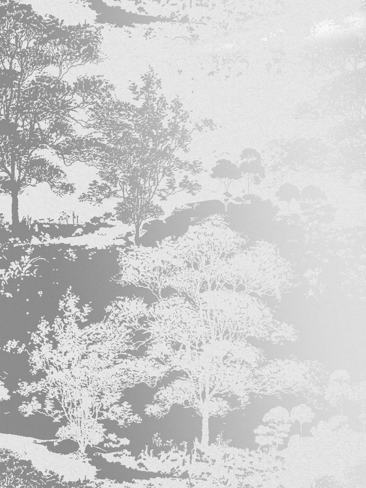 Graham & Brown White Meadow Frost 10M Wallpaper - Image 2 of 3