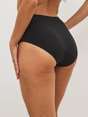 Black Full Brief Medium Flow Essential Period Knickers 3 Pack - Image 4 of 5