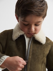 Reiss Loburn Shearling Jakke - Bilde 4 av 7