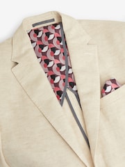 Stone Natural Signature Leomaster Linen Blazer - Image 10 of 13