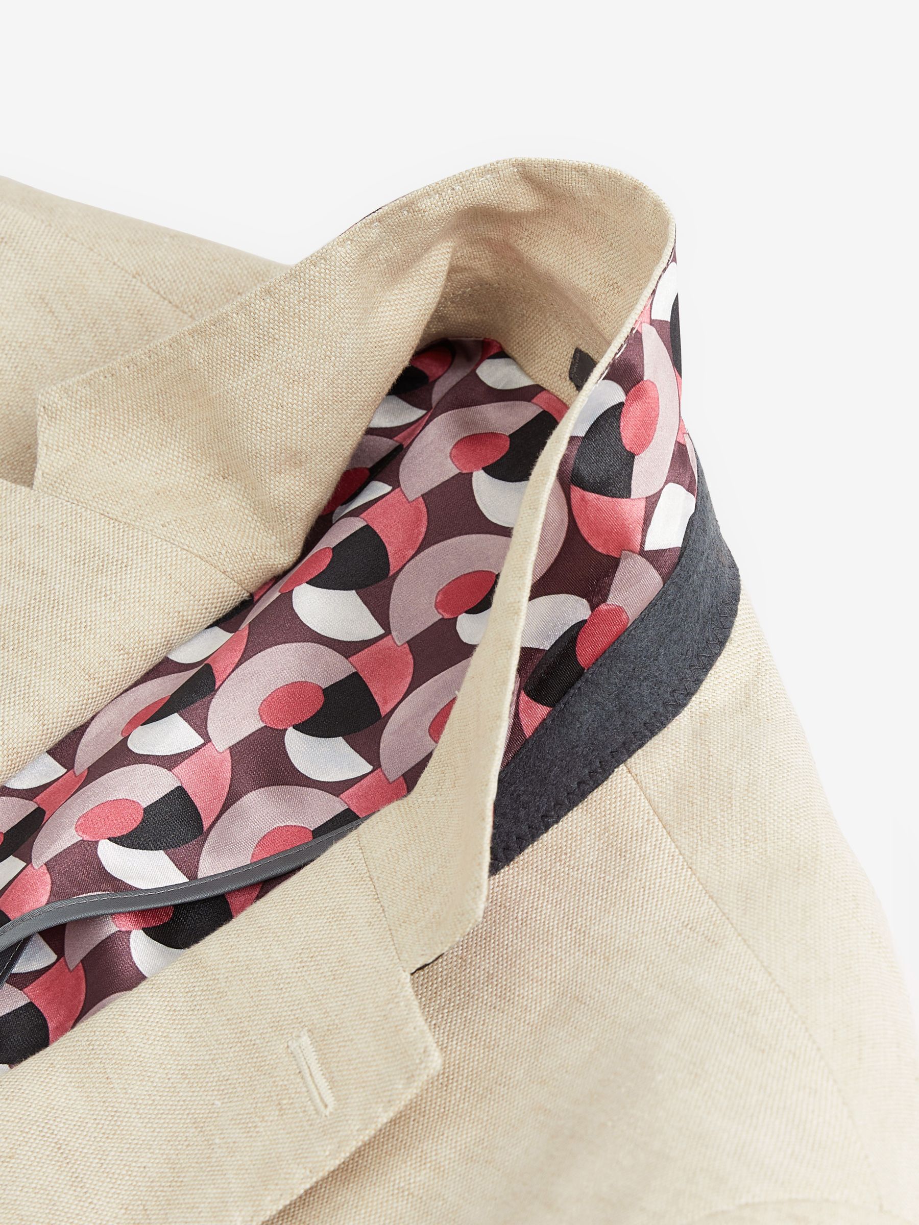Stone linen blazer