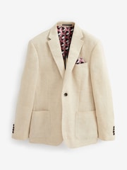 Stone Natural Signature Leomaster Linen Blazer - Image 8 of 13
