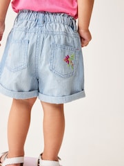 Denim Blue Crochet Shorts (3mths-7yrs) - Image 2 of 6