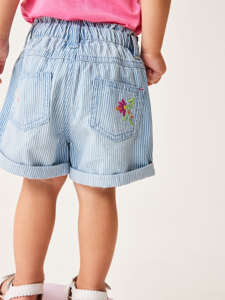 Denim Blue Crochet Shorts (3mths-7yrs) - Image 2 of 6