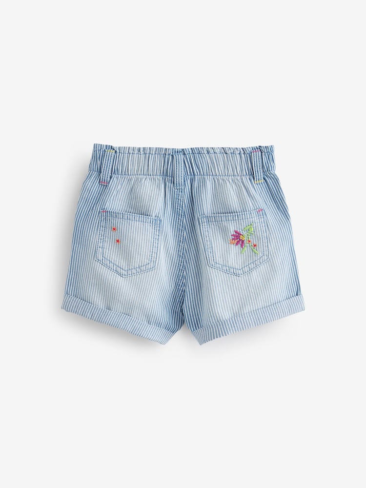 Denim Blue Crochet Shorts (3mths-7yrs) - Image 6 of 6