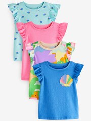 Bright Vests 4 Pack (3mths-7yrs) - Image 1 of 2