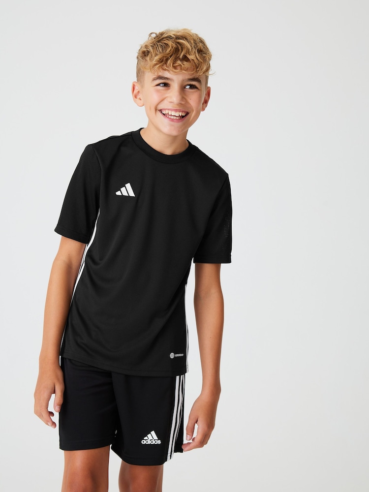 adidas Black/White Tabela 23 Jersey - Image 2 of 10