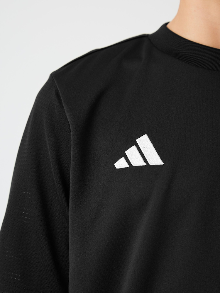 adidas Black/White Tabela 23 Jersey - Image 4 of 10