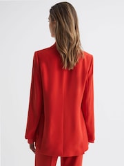 Reiss Coral Maia Single Breasted Split Sleeve Tailored Fit Blazer - Image 5 of 7