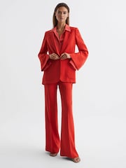 Reiss Coral Maia Single Breasted Split Sleeve Tailored Fit Blazer - Image 7 of 7