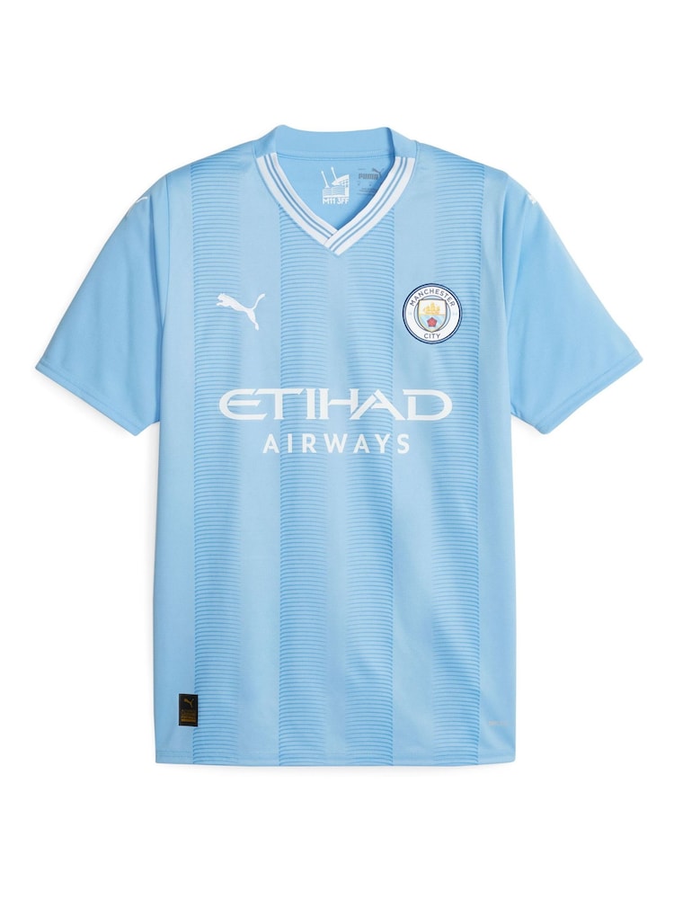 Bleu clair - Vierge - Puma Manchester City domicile réplique du maillot de football 23/24
 - Image 2 de 2