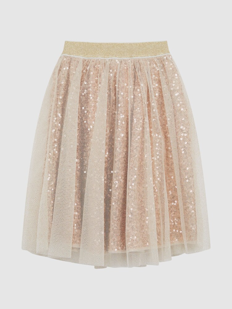 Reiss Nude Jude 4-9 yrs Knee Length Tulle Skirt - Image 2 of 7