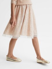 Reiss Nude Jude 4-9 yrs Knee Length Tulle Skirt - Image 3 of 7