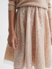 Reiss Nude Jude 4-9 yrs Knee Length Tulle Skirt - Image 4 of 7