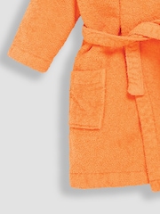 JoJo Maman Bébé Rust Fox Cotton Towelling Robe - Image 6 of 6