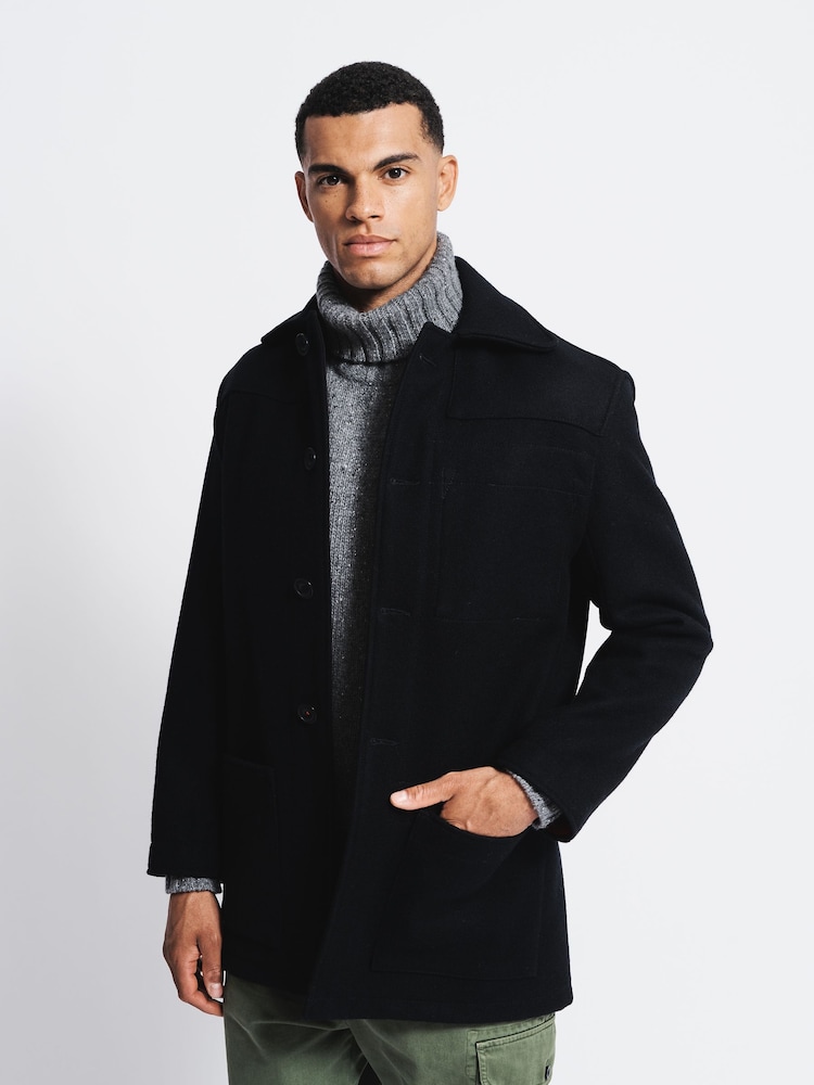 Aubin Blue Wool Brumby Jacket - Image 1 of 8
