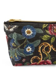 Spode Black Creatures of Curiosity Small Cosmetics 100% Cotton Bag - Image 4 of 7