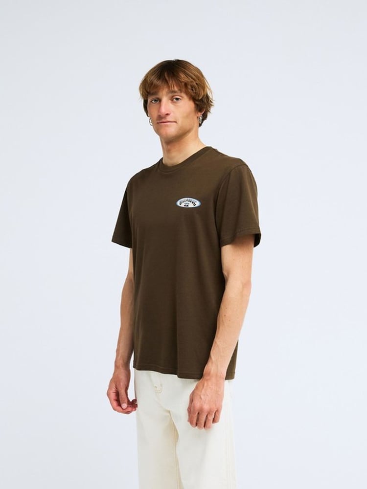 Billabong Brown Orbit Arch Short Sleeve T-Shirt - Image 2 of 8 Billabong Brown Orbit Arch Short Sleeve T-Shirt - Image 2 of 8