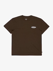 Billabong Brown Orbit Arch Short Sleeve T-Shirt - Image 4 of 8