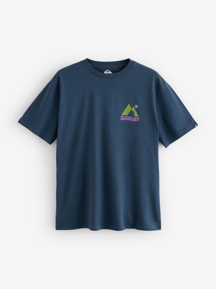 Quiksilver Blue Peak Short Sleeve T-Shirt - Image 1 of 2