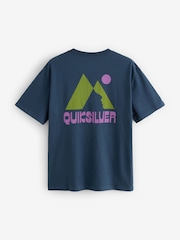 Quiksilver Blue Peak Short Sleeve T-Shirt - Image 2 of 2