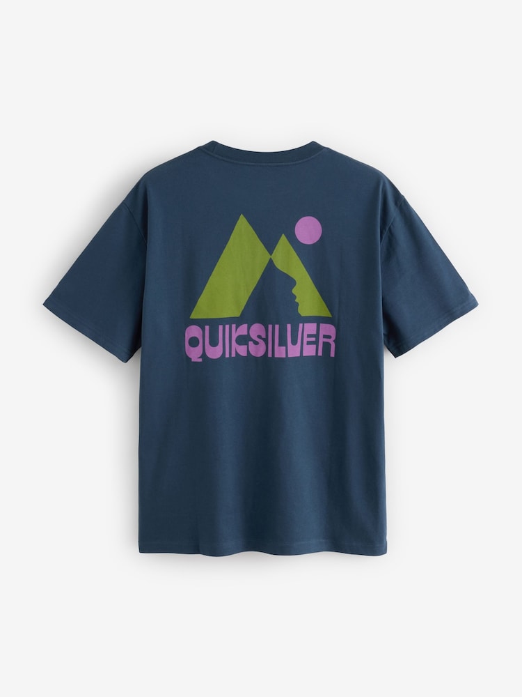 Quiksilver Blue Peak Short Sleeve T-Shirt - Image 2 of 2