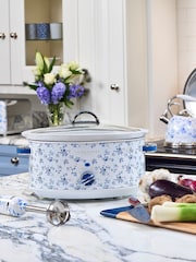 Laura Ashley Blue China Rose 6.5L Slow Cooker - Image 5 of 5