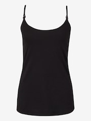 JoJo Maman Bébé Black Maternity & Nursing Vest Top - Image 1 of 3