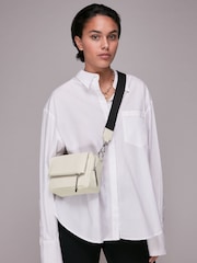 Whistles White Bibi Cross-Body Bag - Image 1 of 4