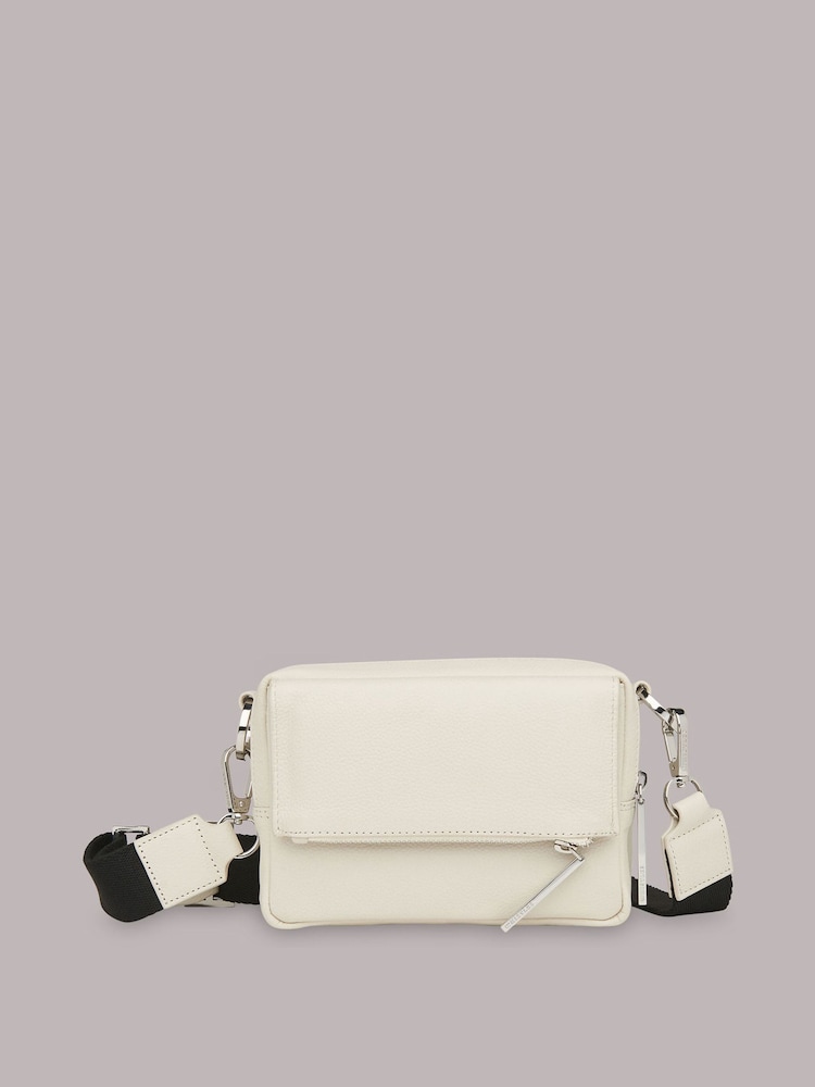 Whistles White Bibi Cross-Body Bag - Image 2 of 4