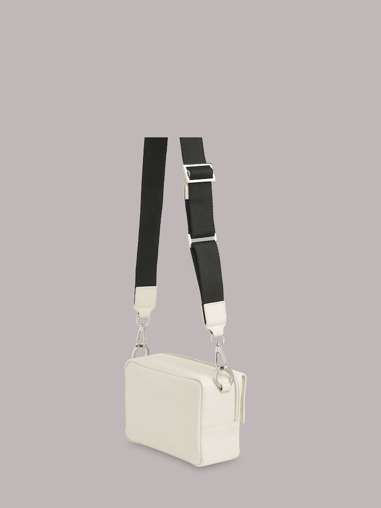 Whistles White Bibi Cross-Body Bag - Image 3 of 4