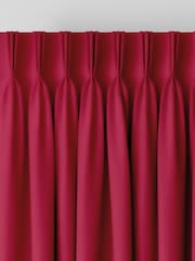 Scarlet Red Montero Velvet Made To Measure Curtains - Image 5 of 9