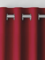 Scarlet Red Montero Velvet Made To Measure Curtains - Image 7 of 9
