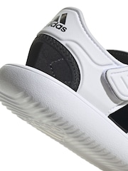 Biały - Dziecięce sandały wodne adidas - Image 4 of 8
